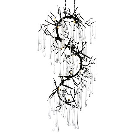 Cwi Lighting Anita 12 Light Chandelier With Black Finish 1094P26-12-101